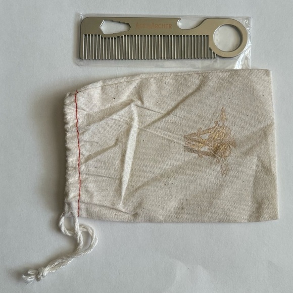 Ace & Archer Beard Comb with bottle opener *Set of 5 combs in bags* - Picture 1 of 1